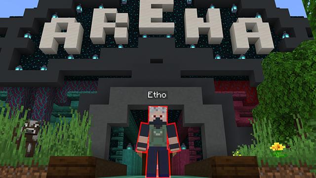 Screenshot of the Minecraft Bedrock Marketplace product Hermitcraft TCG Add-On created by Hermitcraft.