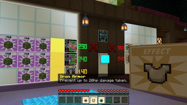 Screenshot of the Minecraft Bedrock Marketplace product Hermitcraft TCG Add-On created by Hermitcraft.