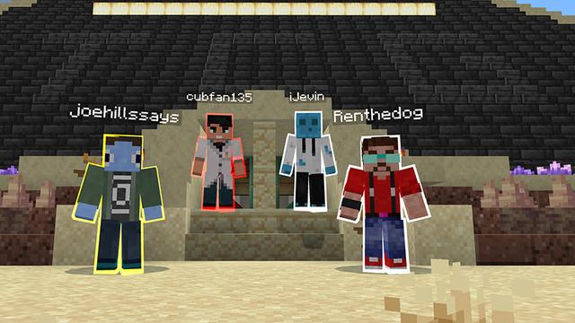 Screenshot of the Minecraft Bedrock Marketplace product Hermitcraft TCG Add-On created by Hermitcraft.