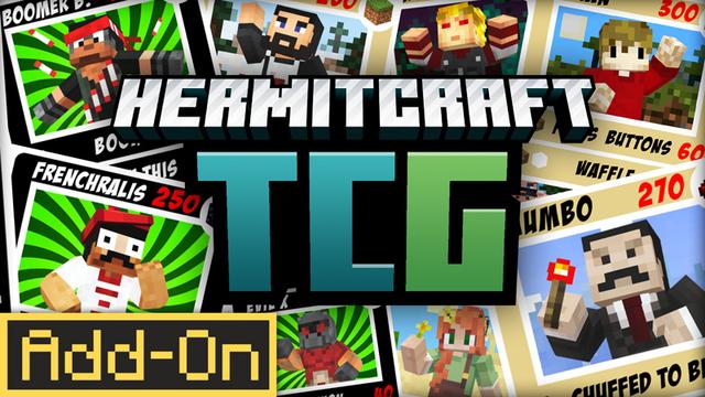 Thumbnail of the Minecraft Bedrock Marketplace product Hermitcraft TCG Add-On created by Hermitcraft.