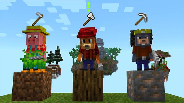 Screenshot of the Minecraft Bedrock Marketplace product 100 Hours One Block created by Heropixel Games.