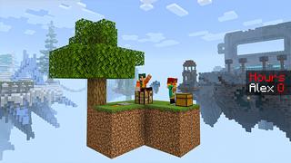 Screenshot of the Minecraft Bedrock Marketplace product 100 Hours Skyblock created by Heropixel Games.