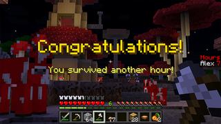 Screenshot of the Minecraft Bedrock Marketplace product 100 Hours Survival Spawn created by Heropixel Games.