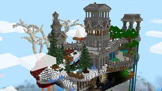 Screenshot of the Minecraft Bedrock Marketplace product 100 Hours Survival Spawn created by Heropixel Games.