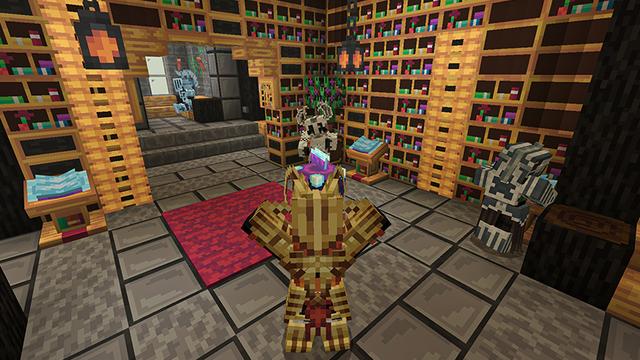 Screenshot of the Minecraft Bedrock Marketplace product 3D Armor created by Heropixel Games.