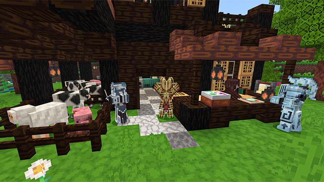 Screenshot of the Minecraft Bedrock Marketplace product 3D Armor created by Heropixel Games.