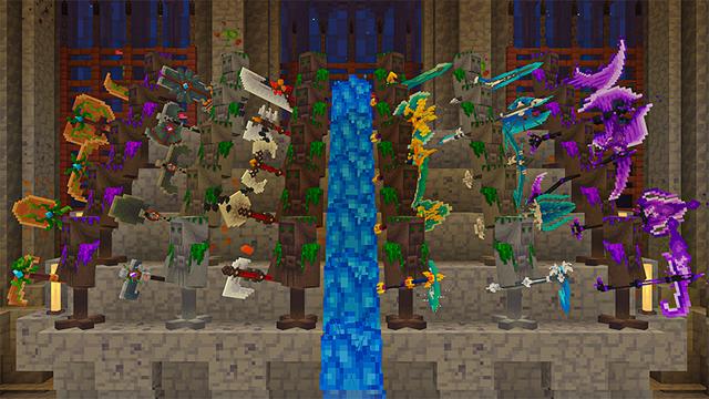 Screenshot of the Minecraft Bedrock Marketplace product 3D Weapons Texture Pack created by Heropixel Games.