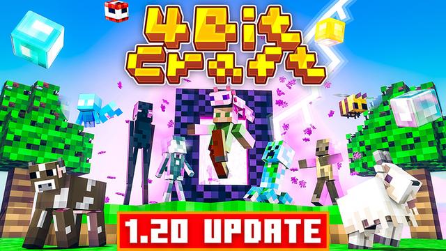 Thumbnail of the Minecraft Bedrock Marketplace product 4Bit Craft created by Heropixel Games.