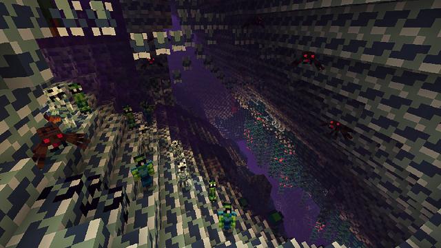 Screenshot of the Minecraft Bedrock Marketplace product 4Bit Horror created by Heropixel Games.
