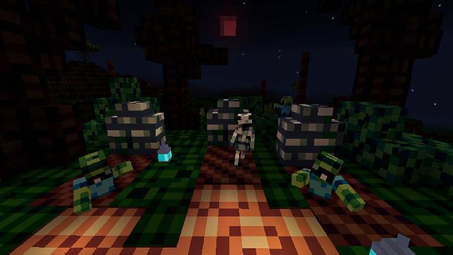 Screenshot of the Minecraft Bedrock Marketplace product 4Bit Horror created by Heropixel Games.