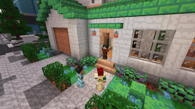 Screenshot of the Minecraft Bedrock Marketplace product 8Bit Modern created by Heropixel Games.