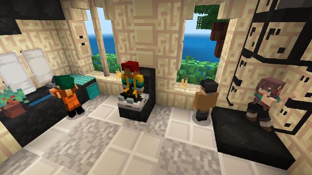 Screenshot of the Minecraft Bedrock Marketplace product 8Bit Modern created by Heropixel Games.