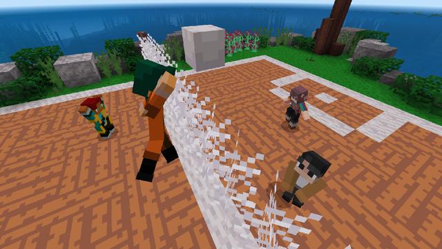 Screenshot of the Minecraft Bedrock Marketplace product 8Bit Modern created by Heropixel Games.