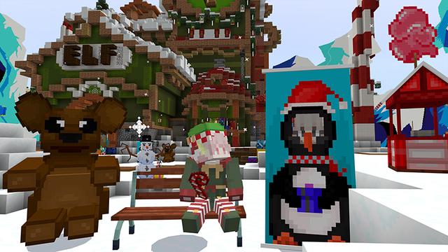 Screenshot of the Minecraft Bedrock Marketplace product Advanced Winter created by HeroPixels.