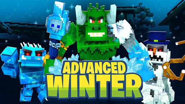Thumbnail of the Minecraft Bedrock Marketplace product Advanced Winter created by Heropixel Games.