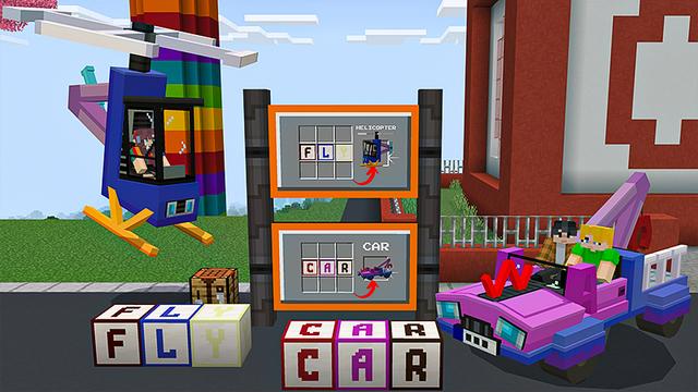 Screenshot of the Minecraft Bedrock Marketplace product Alphabet Letters created by Heropixel Games.