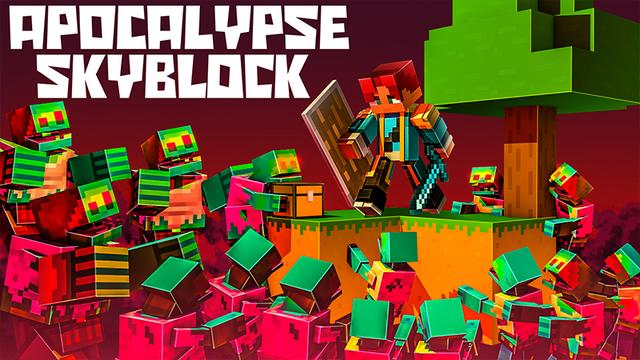 Thumbnail of the Minecraft Bedrock Marketplace product Apocalypse Skyblock created by Heropixel Games.