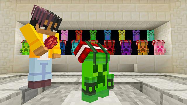 Screenshot of the Minecraft Bedrock Marketplace product Backpacks Expansion created by Heropixel Games.