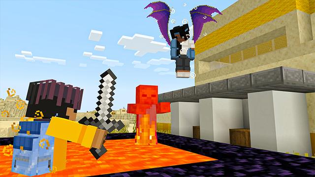 Screenshot of the Minecraft Bedrock Marketplace product Backpacks Expansion created by Heropixel Games.