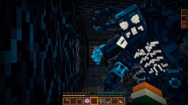 Screenshot of the Minecraft Bedrock Marketplace product Backrooms Textures created by Heropixel Games.
