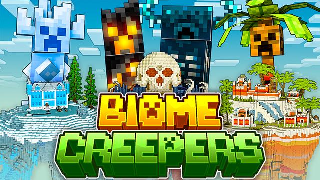 Thumbnail of the Minecraft Bedrock Marketplace product Biome Creepers created by Heropixel Games.