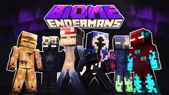 Thumbnail of the Minecraft Bedrock Marketplace product Biome Endermans created by Heropixel Games.