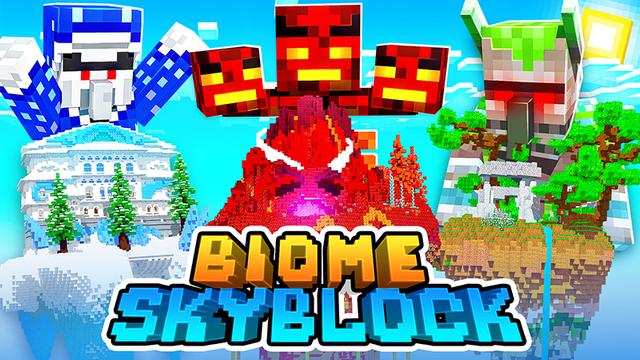 Thumbnail of the Minecraft Bedrock Marketplace product Biome Skyblock created by Heropixel Games.