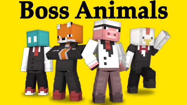 Thumbnail of the Minecraft Bedrock Marketplace product Boss Animals created by Heropixel Games.