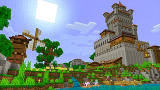 Screenshot of the Minecraft Bedrock Marketplace product Castle Survival Spawn created by Heropixel Games.
