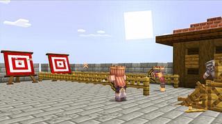 Screenshot of the Minecraft Bedrock Marketplace product Castle Survival Spawn created by Heropixel Games.