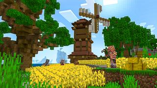 Screenshot of the Minecraft Bedrock Marketplace product Castle Survival Spawn created by Heropixel Games.