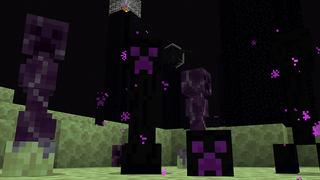 Screenshot of the Minecraft Bedrock Marketplace product CREEPERS created by Heropixel Games.