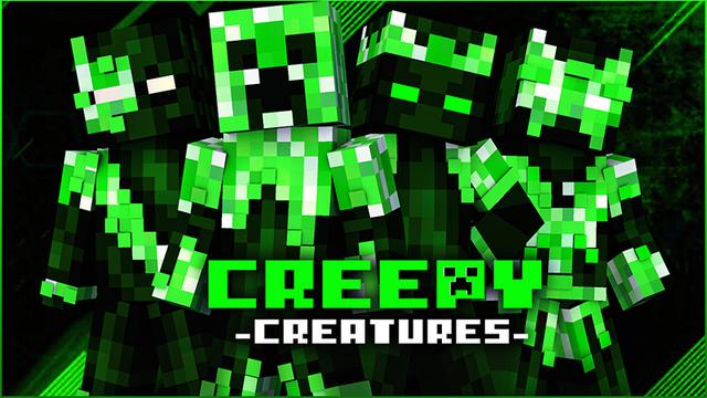 Thumbnail of the Minecraft Bedrock Marketplace product Creepy Creatures created by Heropixel Games.