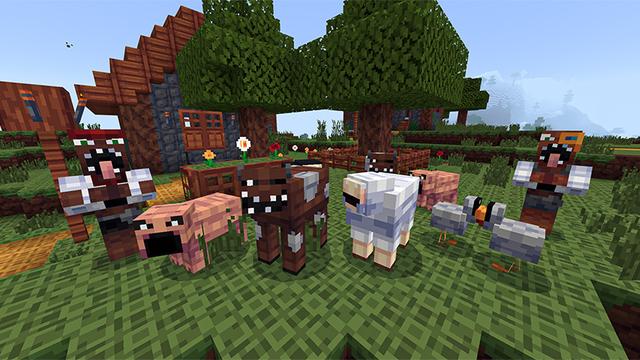 Screenshot of the Minecraft Bedrock Marketplace product Creepy Nightmare created by Heropixel Games.