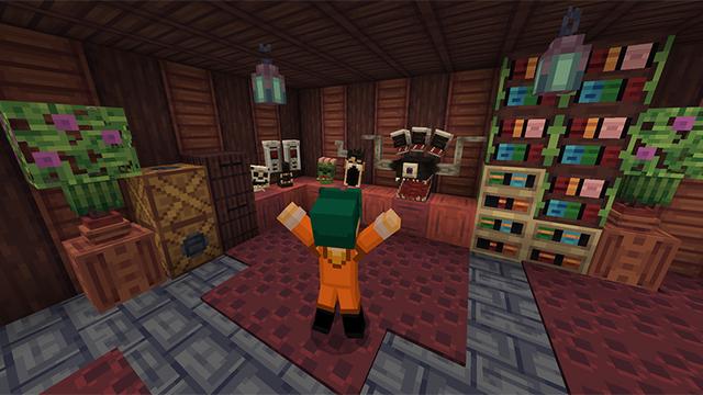 Screenshot of the Minecraft Bedrock Marketplace product Creepy Nightmare created by Heropixel Games.