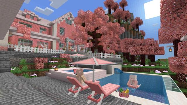 Screenshot of the Minecraft Bedrock Marketplace product Cute Cozy House created by Heropixel Games.