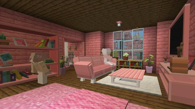 Screenshot of the Minecraft Bedrock Marketplace product Cute Cozy House created by Heropixel Games.