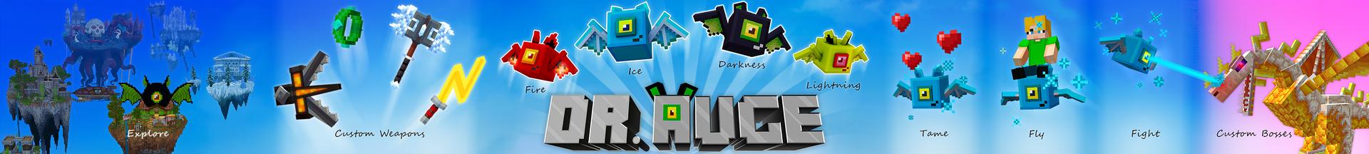 Panorama of the Minecraft Bedrock Marketplace product Dr. Auge Adventure created by Heropixel Games.