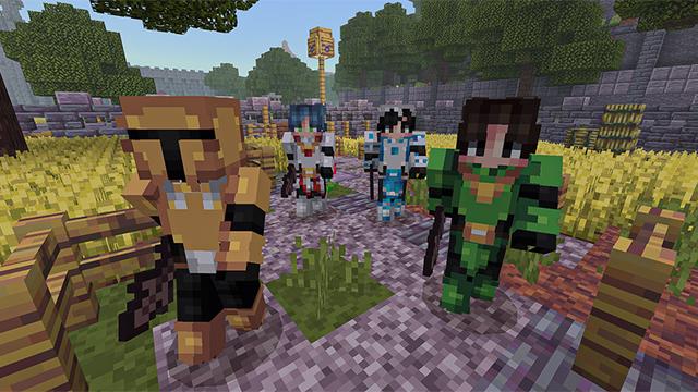 Screenshot of the Minecraft Bedrock Marketplace product Dragon PvP created by Heropixel Games.