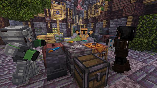 Screenshot of the Minecraft Bedrock Marketplace product Dragon PvP created by Heropixel Games.