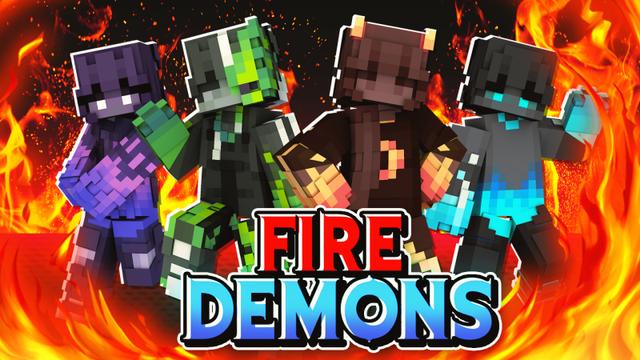 Thumbnail of the Minecraft Bedrock Marketplace product Fire Demons created by Heropixel Games.