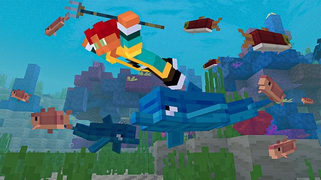 Screenshot of the Minecraft Bedrock Marketplace product Foggy Visions created by Heropixel Games.
