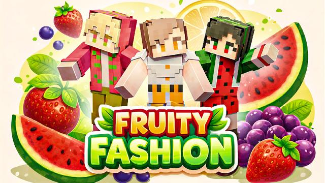 Thumbnail of the Minecraft Bedrock Marketplace product Fruity Fashion created by Heropixel Games.