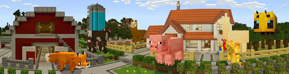 Panorama of the Minecraft Bedrock Marketplace product GIANT ANIMALS created by Heropixel Games.