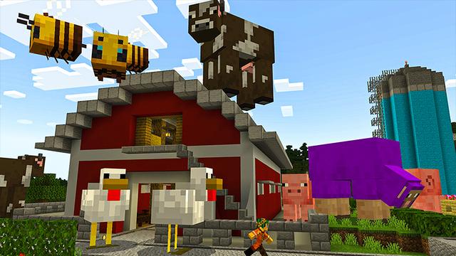 Screenshot of the Minecraft Bedrock Marketplace product GIANT ANIMALS created by Heropixel Games.
