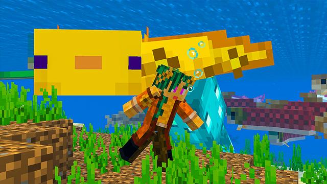 Screenshot of the Minecraft Bedrock Marketplace product GIANT ANIMALS created by Heropixel Games.