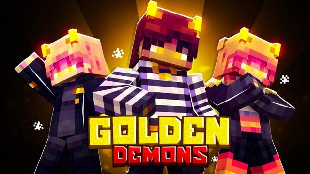 Thumbnail of the Minecraft Bedrock Marketplace product Golden Demons created by Heropixel Games.