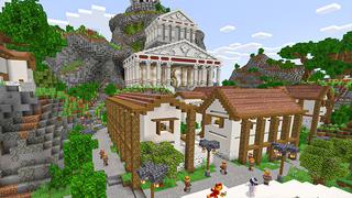 Screenshot of the Minecraft Bedrock Marketplace product Greek Ancient City created by Heropixel Games.