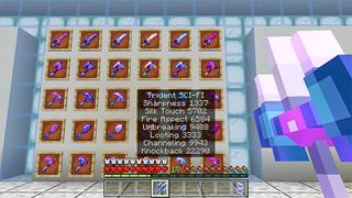 Screenshot of the Minecraft Bedrock Marketplace product Hacker Weapons SCI-FI created by Heropixel Games.