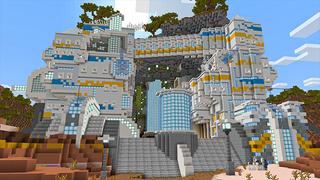 Screenshot of the Minecraft Bedrock Marketplace product Hacker Weapons SCI-FI created by Heropixel Games.